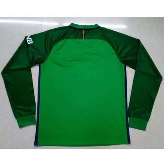 PSG Goalkeeper 2016/17 Green LS Soccer Jersey Shirt - Click Image to Close